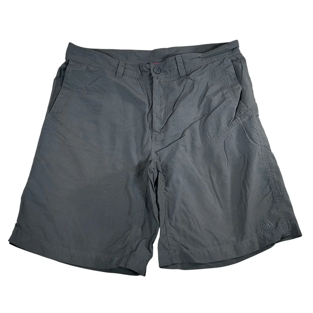 The North Face Mens Size 36 Gray Cargo Shorts Outdoor Hiking Quick Dry‎